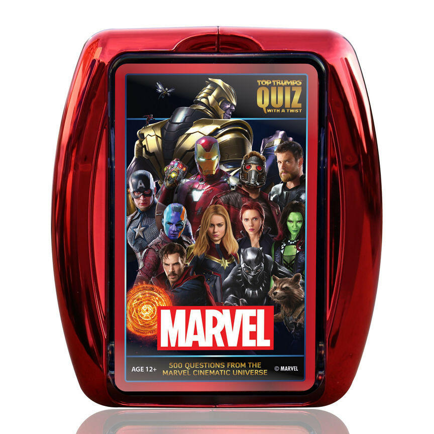 Top Trumps Marvel Cinematic TT Quiz (Age 12+ Years) GOODS ASDA