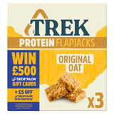 TREK Original Oat Protein Flapjacks Multipack 3 x 50g Food Cupboard M&S
