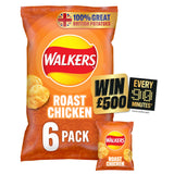 Walkers Roast Chicken Multipack Crisps 6x25g GOODS Sainsburys