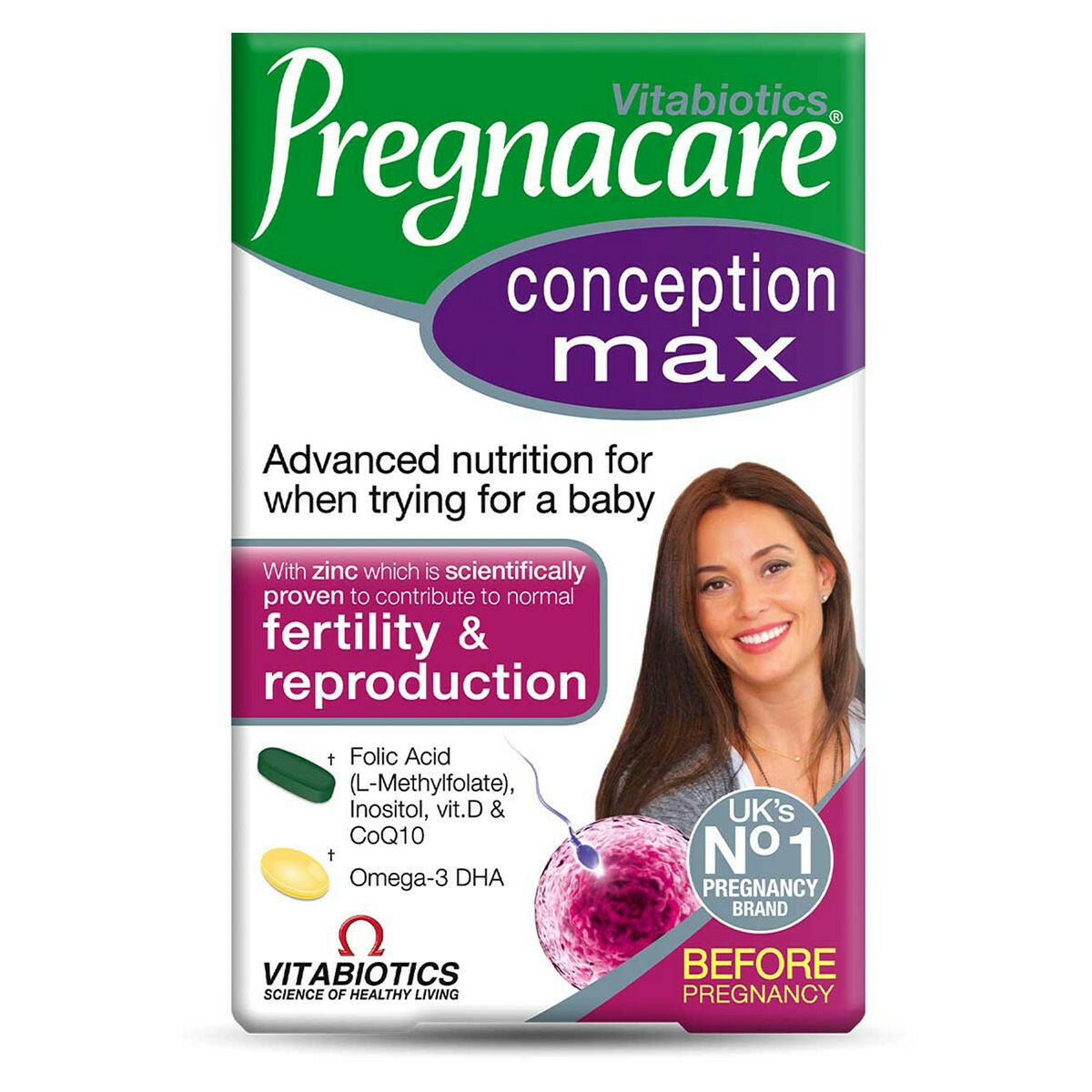 Vitabiotics Pregnacare Conception Max 28 Days Supply GOODS Boots