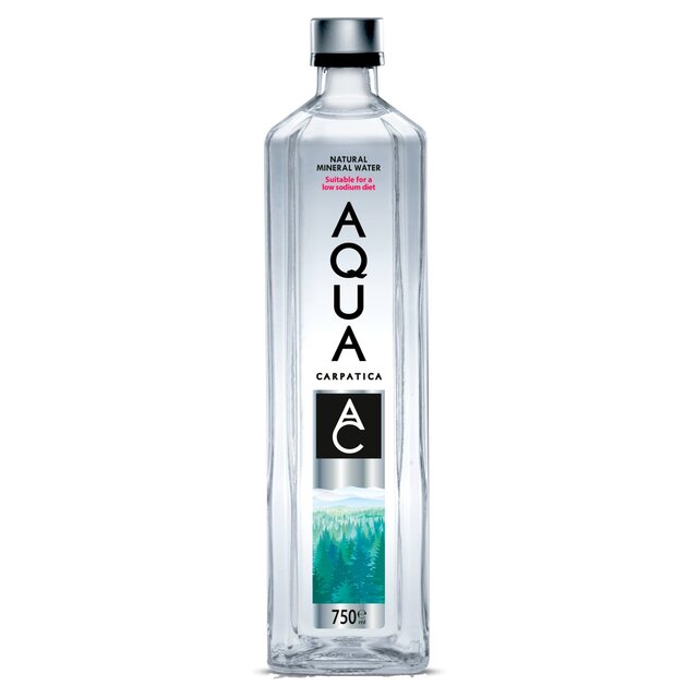 AQUA Carpatica Still Natural Mineral Water Glass Low Sodium & Nitrates 6 x 750ml - McGrocer