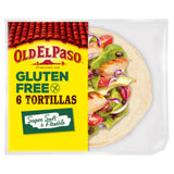 Old El Paso 6 Regular Gluten Free Tortilla Wraps