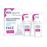 Veet Pure Hair Removal Kit Face Sensitive Skin   2 x 50ml GOODS M&S