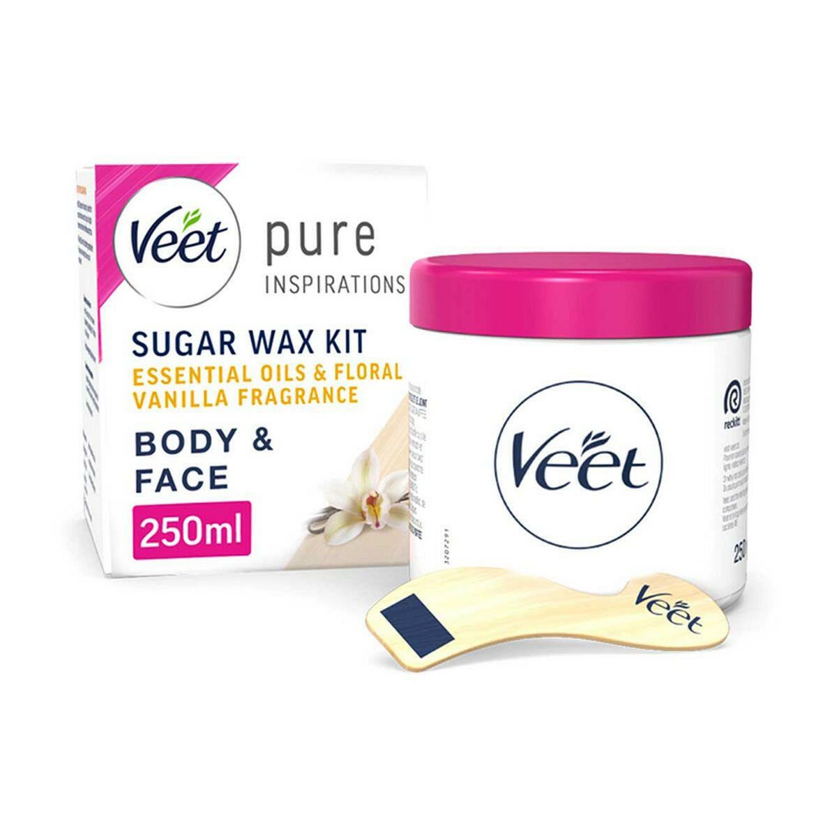 Veet Pure Oriental Hot Wax Body & Face Floral Vanilla - 250ml GOODS Boots
