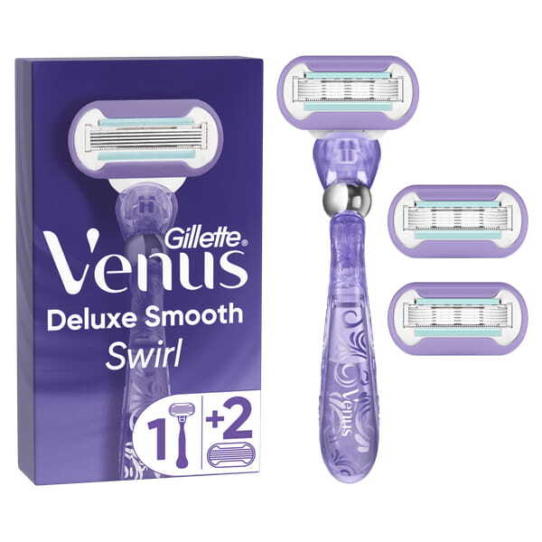 Venus Deluxe Smooth Swirl Razor - 3 Blades GOODS Superdrug