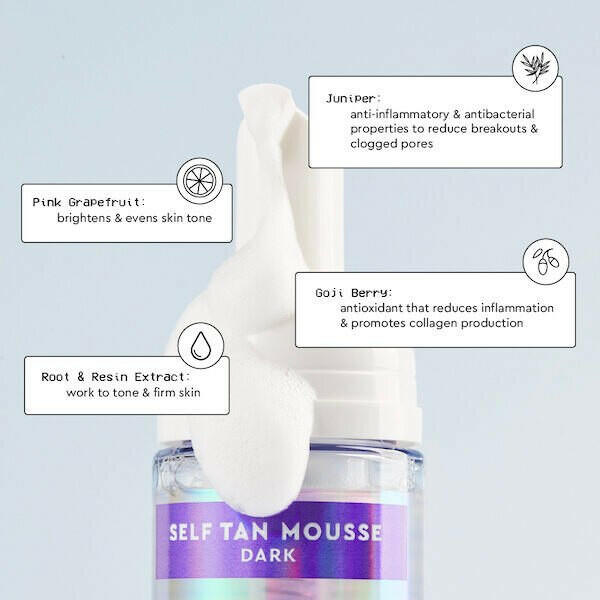 Tanologist Clear Self Tan Mousse Dark GOODS Superdrug