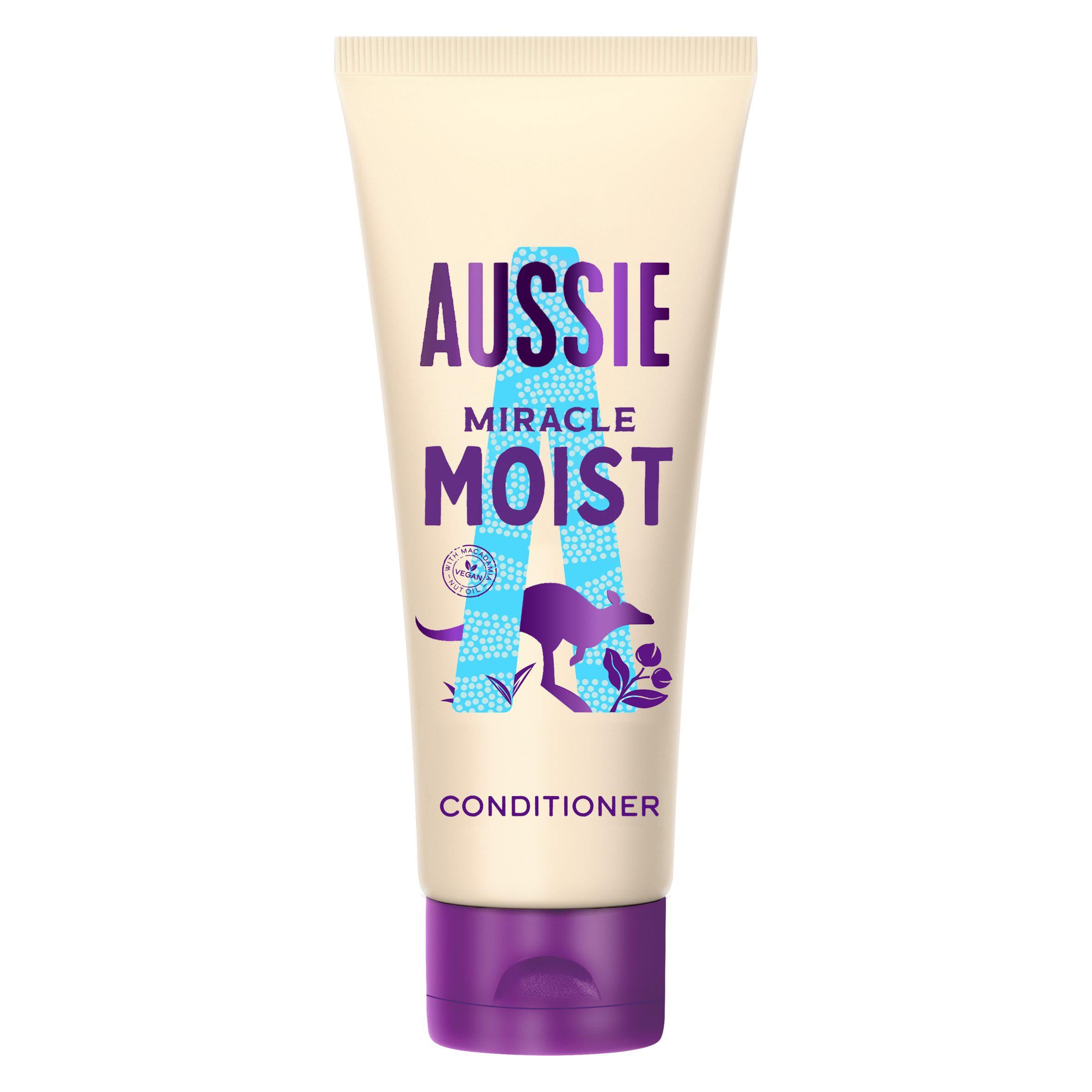 Aussie Miracle Moist Hair Conditioner, Moisturising Hair Conditioner 200ml - McGrocer