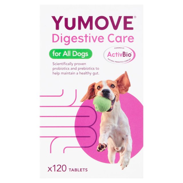 YuMOVE Dog Digestive Health Probiotics Supplement 120 per pack GOODS M&S