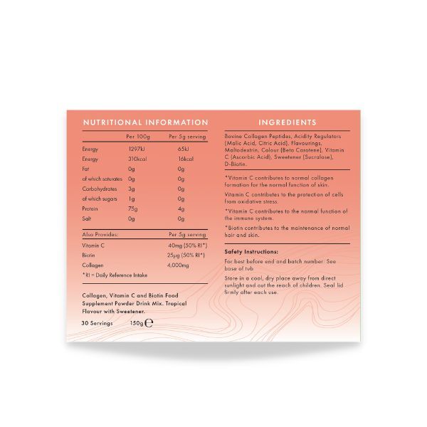 Your Good Health Co. Your Beauty Collagen Powder Tropical GOODS Superdrug