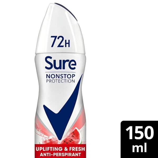 Sure Antiperspirant Deo Aerosol Nonstop Uplifting 150ml GOODS Superdrug