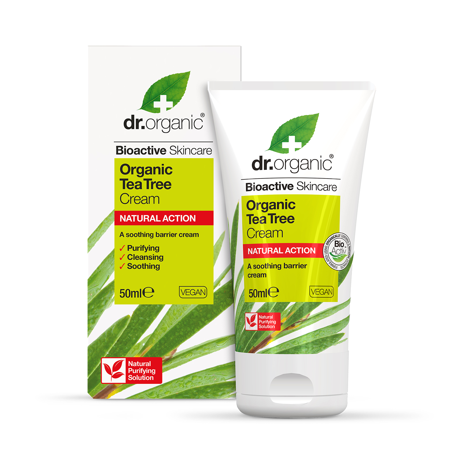 Dr Organic Tea Tree Cream 50ml - 998322