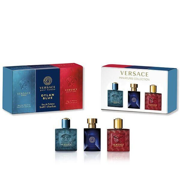 Versace Men's Trio Miniature Set 2020 15ml GOODS Superdrug