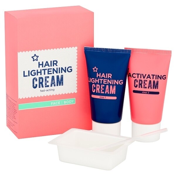 Superdrug Facial Hair Bleach Kit 50ml GOODS Superdrug