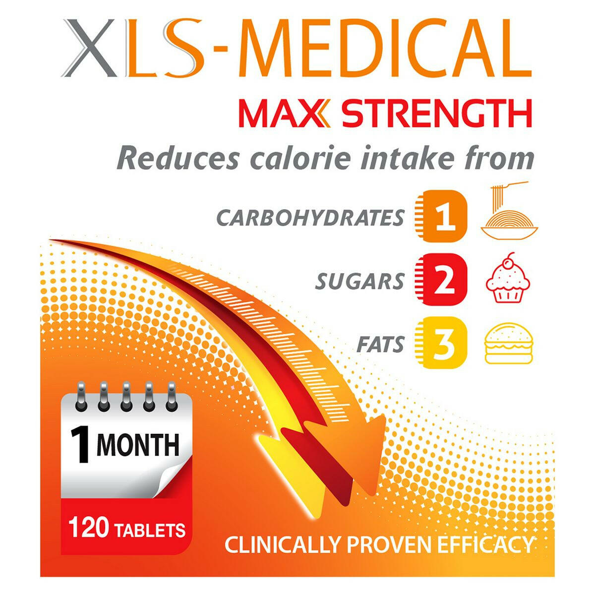 XLS-Medical Max Strength - 120 Tablets (1 Month Supply) GOODS Boots