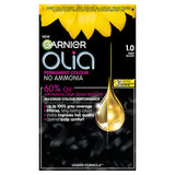 Garnier Olia Permanent No Ammonia Hair Dye Deep Black 1.0 - McGrocer