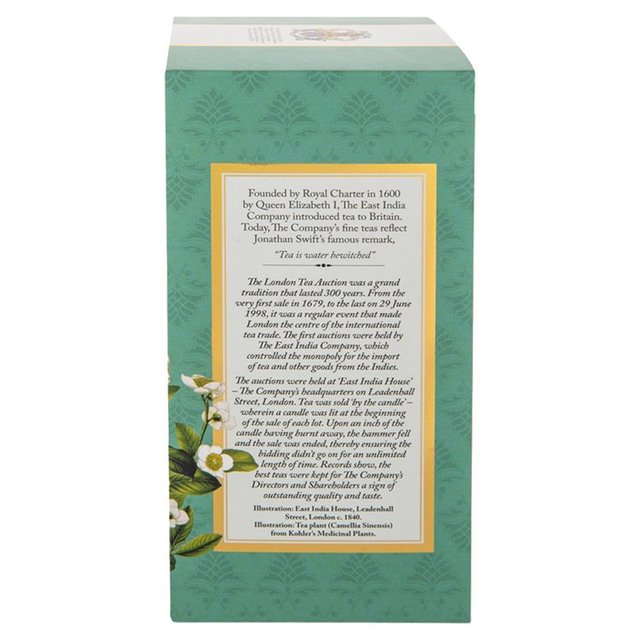 The East India Company Directors Green Tea Blend Sachets 20 per pack GOODS M&S