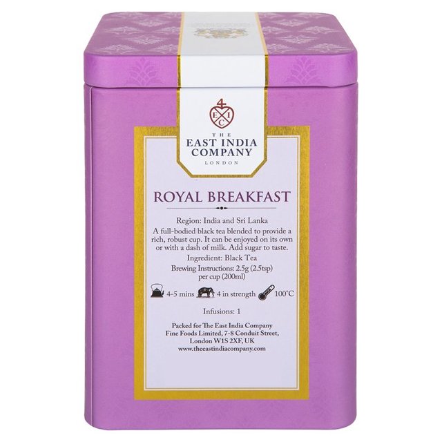 The East India Company Royal Breakfast Black Loose Leaf Tea Caddy 125g GOODS M&S