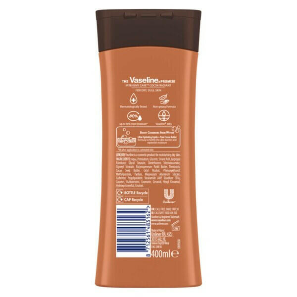Vaseline Intensive Care Body Lotion Cocoa Radiant 400ml GOODS Superdrug