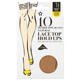 Superdrug 1 Pack Sheer Lace Top Hold Up Natural GOODS Superdrug