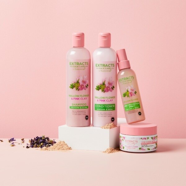 Superdrug Extracts Mallow Flower & Pink Clay Conditioner GOODS Superdrug