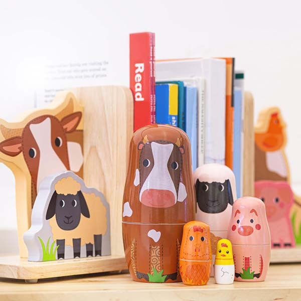 Tidlo Farm Animal Russian Dolls GOODS Superdrug