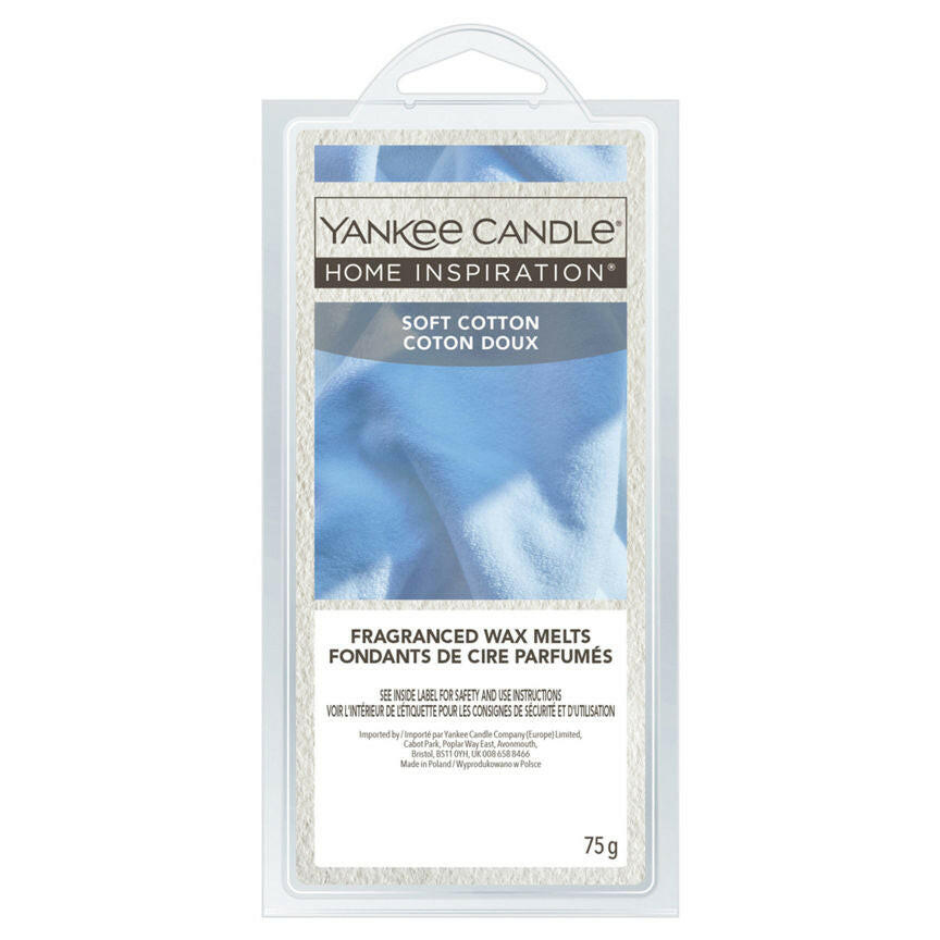 Yankee Candle Home Inspiration Cotton Wax Melts General Household ASDA