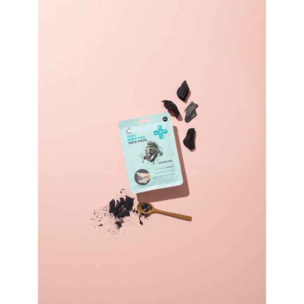 Superdrug Charcoal Nourishing Foot Mask with Foot Socks GOODS Superdrug