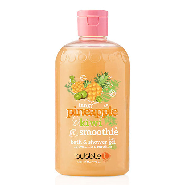 Bubble T Cosmetics Pineapple & Kiwi Body Wash 500ml - McGrocer
