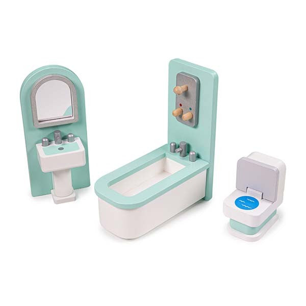 Tidlo Dolls House Bathroom Furniture Set GOODS Superdrug