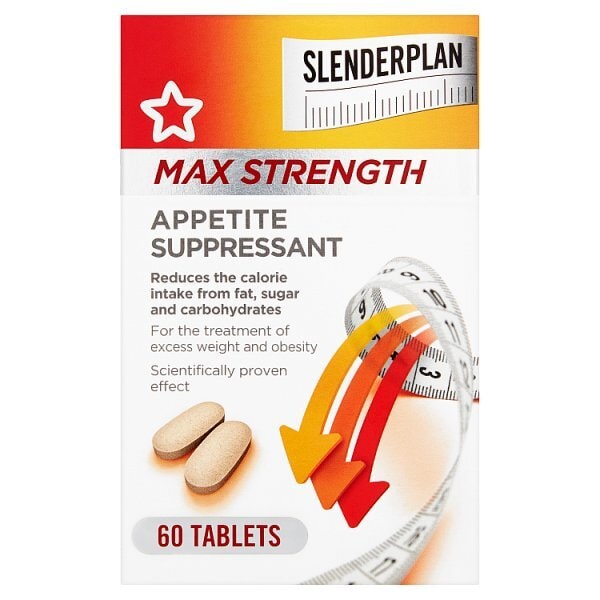 Superdrug Slenderplan Appetite Suppressant Tablets X 60 GOODS Superdrug