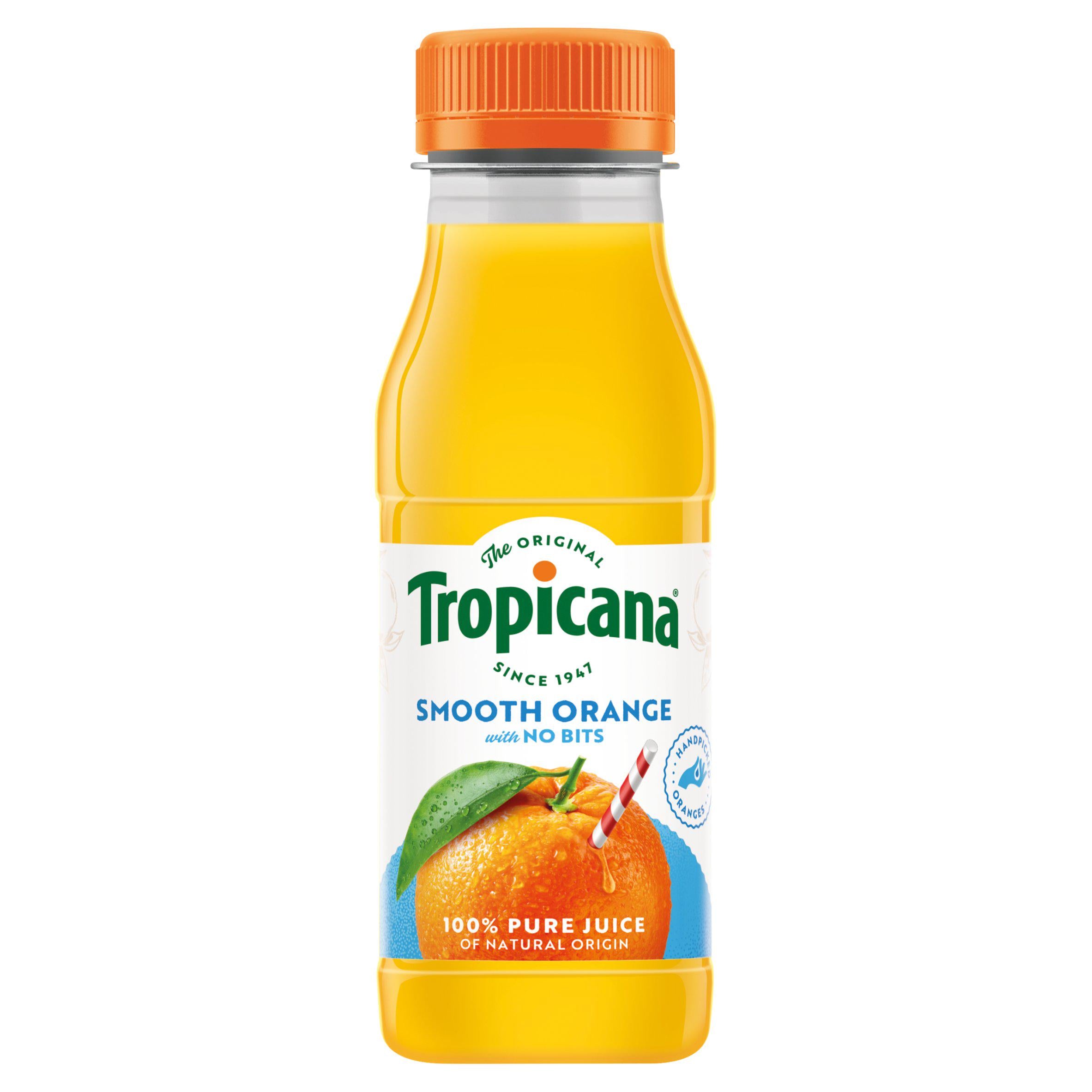Tropicana Pure Smooth Orange Fruit Juice Multipack 4x250ml GOODS Sainsburys