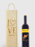 Personalised with Love Gift Box with Red Wine by Gifted Drinks