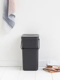 Brabantia Grey Sort & Go 16L Waste Bin