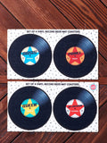 Personalised Vinyl Record Beer Mat by Oakdene