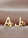 Personalised Initial Stud Earrings by Posh Totty Designs