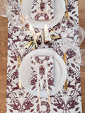 Avalon Home Burgundy Stag & Wreath Table Runner