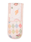 Yvonne Ellen White Harlequin Double Oven Glove