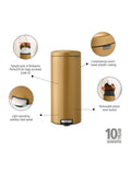 Brabantia Warm Gold NewIcon Pedal Bin