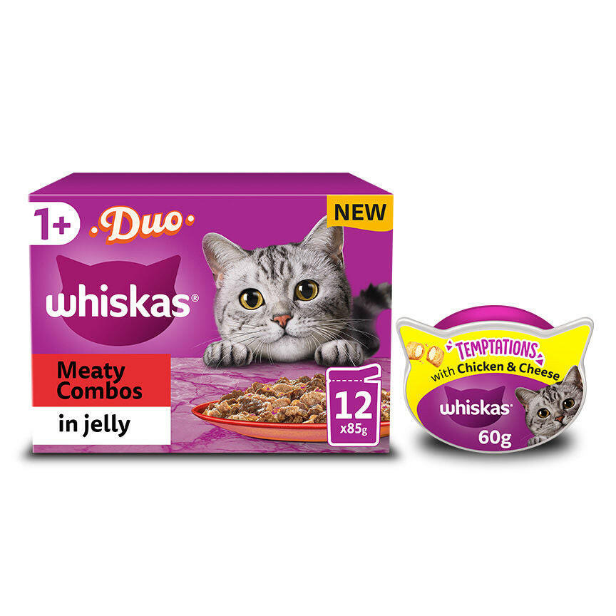 Whiskas Cat Food Pouches & Treats Bundle GOODS ASDA