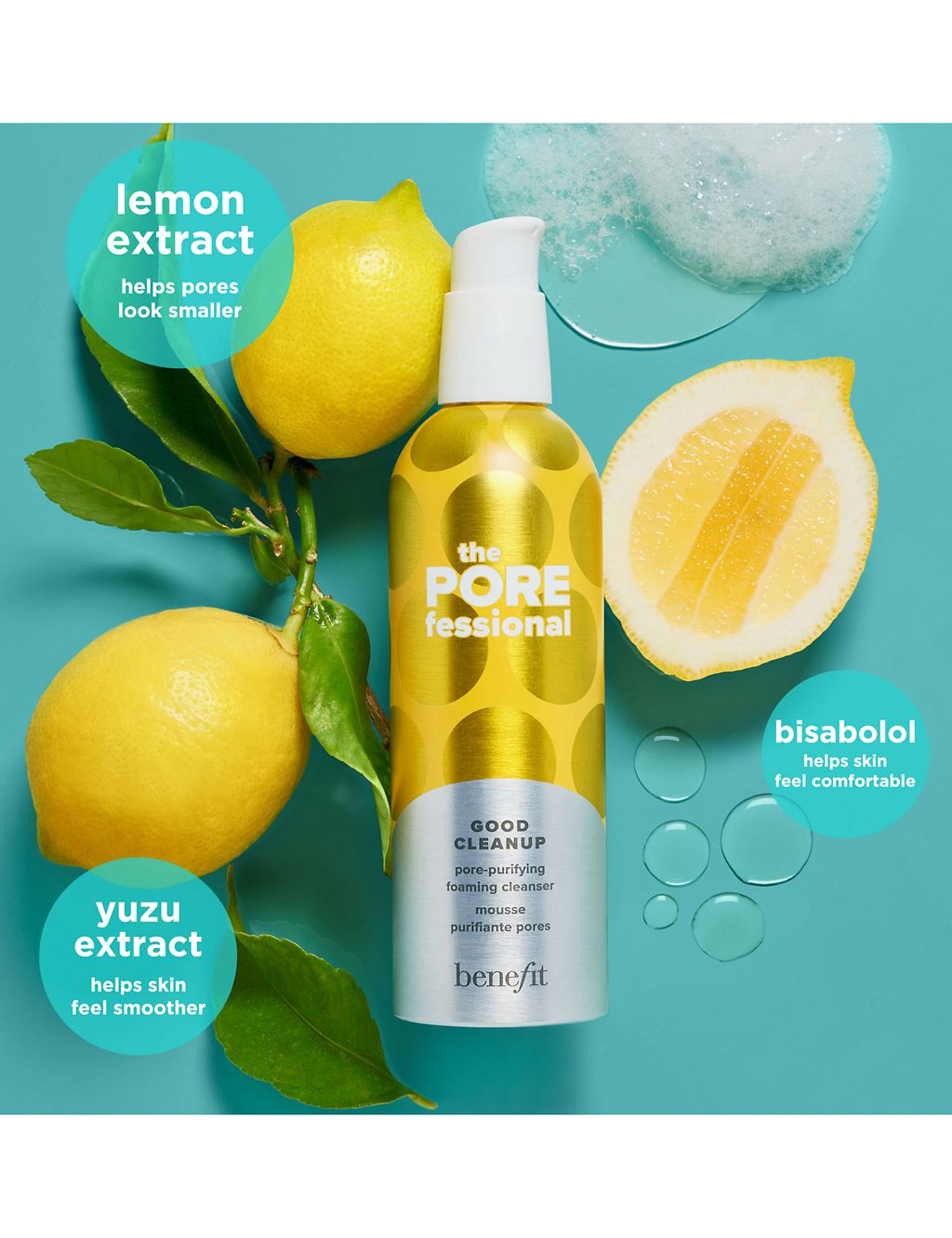 The Porefessional Good Cleanup Mini Foam Cleanser 45ml GOODS M&S