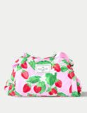 The Flat Lay Co. Drawstring Makeup Bag in Summer Strawberries GOODS M&S