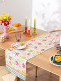 Furn Orange Honeysuckle Table Runner