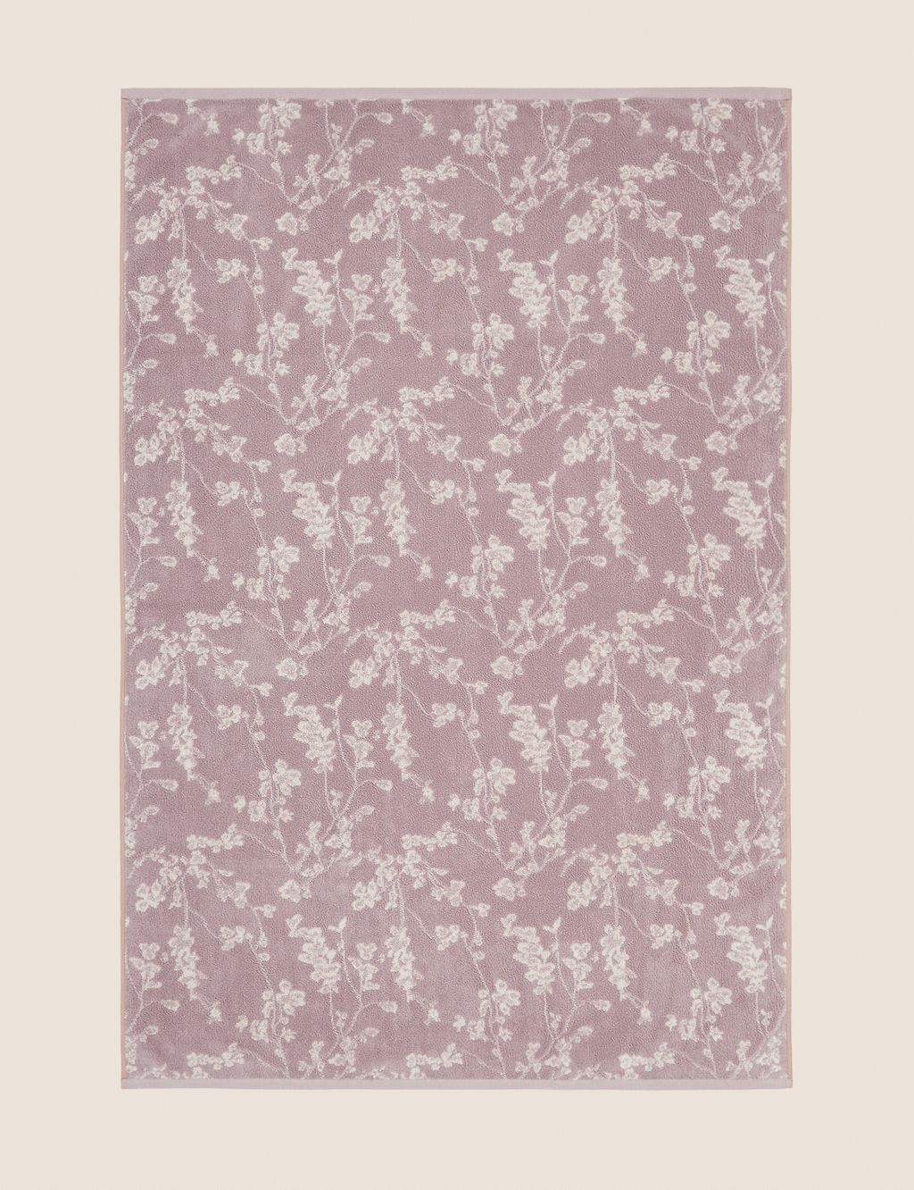 Super Soft Pure Cotton Floral Jacquard Towel GOODS M&S
