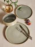 12 Piece Grey Joni Reactive Glaze Dinner Set