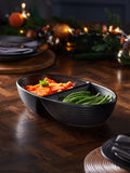 Black Bronx Two Part Serve Dish