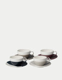 Set of 4 1815 Coffee Studio Cappuccino Cups & Saucers