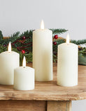 Set of 4 TruGlow® Pillar LED Candles