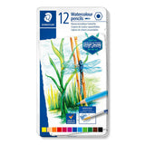 Staedtler Design Journey Watercolour Colouring Pencils 12pk GOODS ASDA