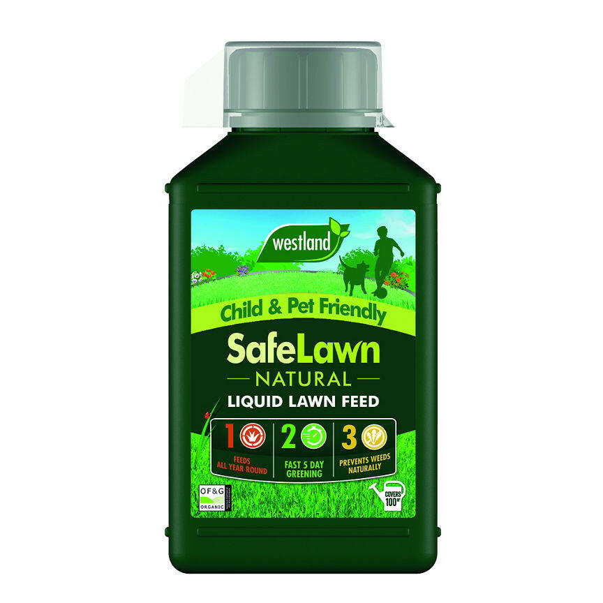 Westland Garden Health Natural Safelawn Liquid Lawn Feed 1L GOODS ASDA