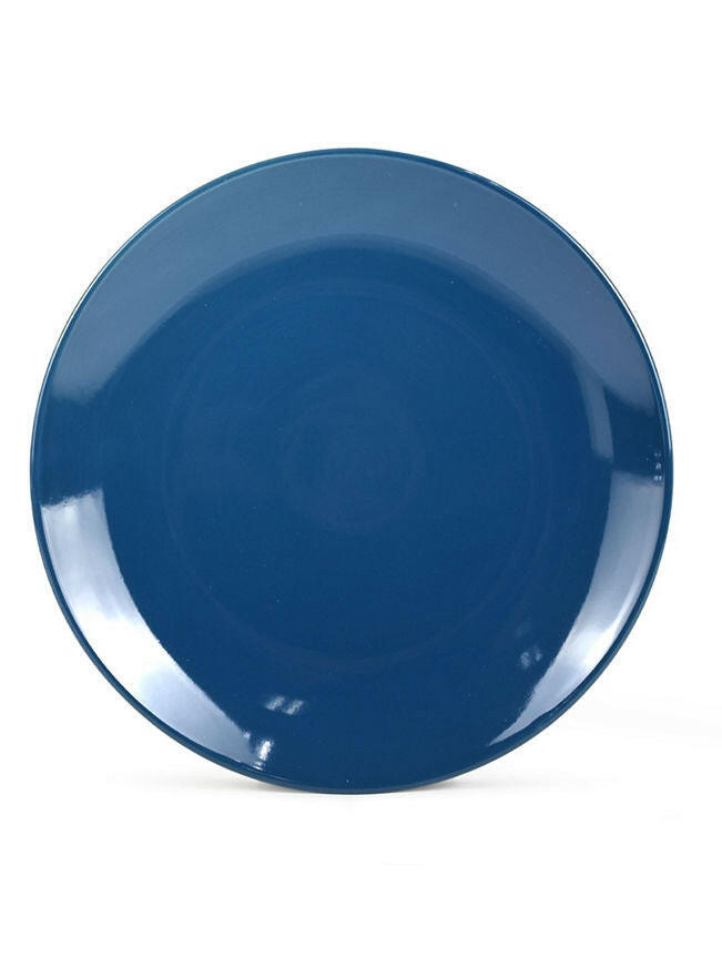 George Home Blue Solid Glaze Dinner Plate GOODS ASDA